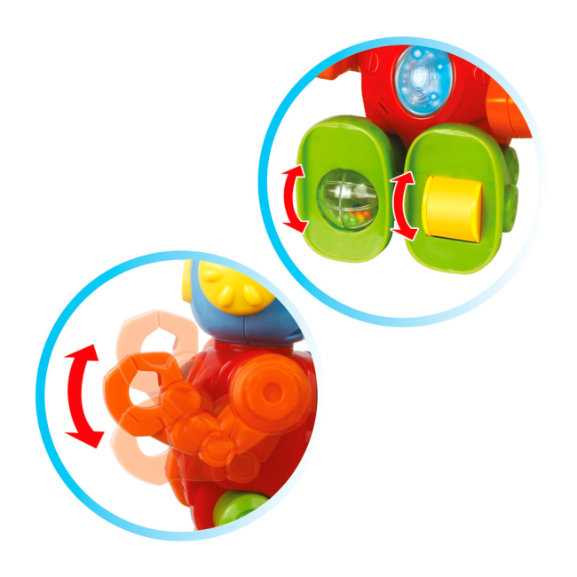 Розвивальні іграшки - Розвивальна іграшка Bebelino Мій перший робот Вивчаємо емоції із ефектами (58163)#3