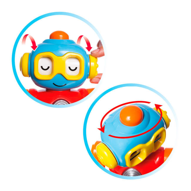 Розвивальні іграшки - Розвивальна іграшка Bebelino Мій перший робот Вивчаємо емоції із ефектами (58163)#4