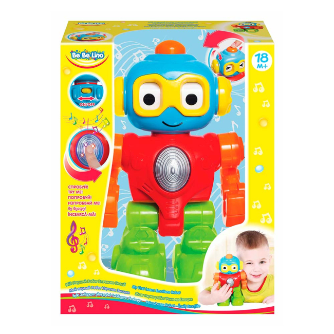 Розвивальні іграшки - Розвивальна іграшка Bebelino Мій перший робот Вивчаємо емоції із ефектами (58163)#5