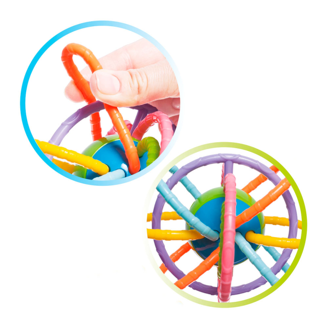 Погремушки, прорезыватели - Погремушка Bebelino Сенсорные кольца (58137)#2