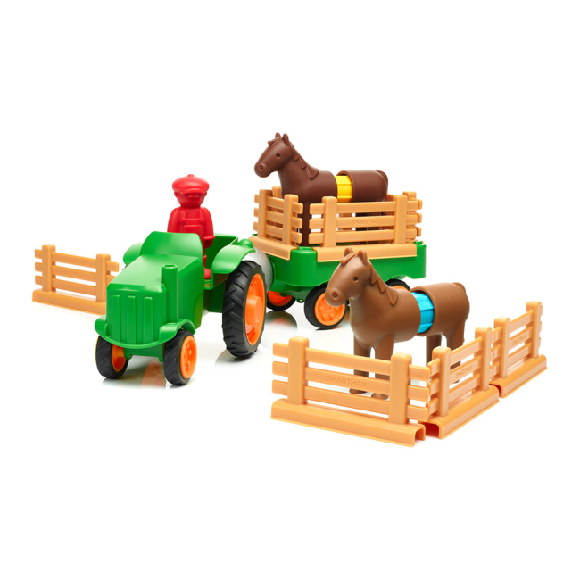 Магнітні конструктори - Магнітний конструктор Smartmax Мій перший трактор (SMX 222)#2