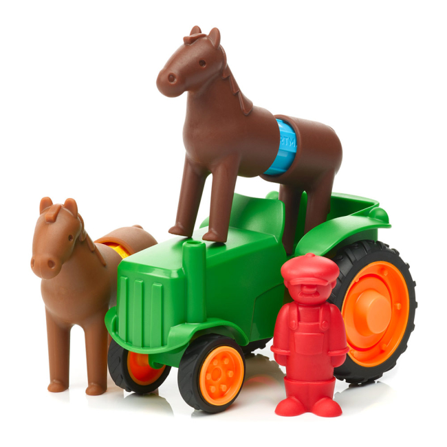 Магнітні конструктори - Магнітний конструктор Smartmax Мій перший трактор (SMX 222)#3