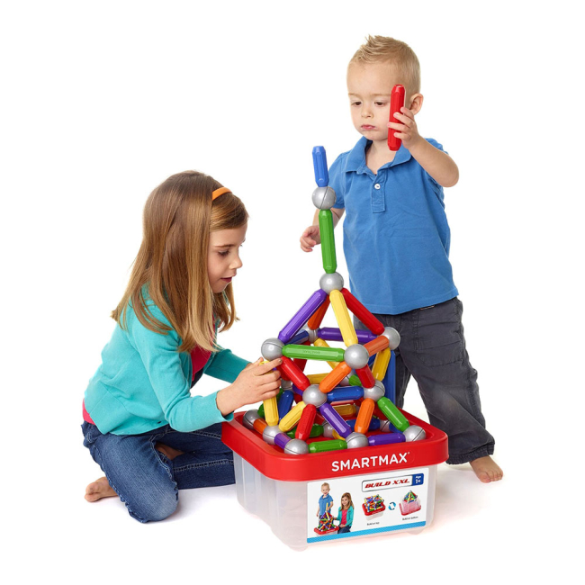 Магнитные конструкторы - Магнитный конструктор Smartmax Мега стройка (SMX 907)#5