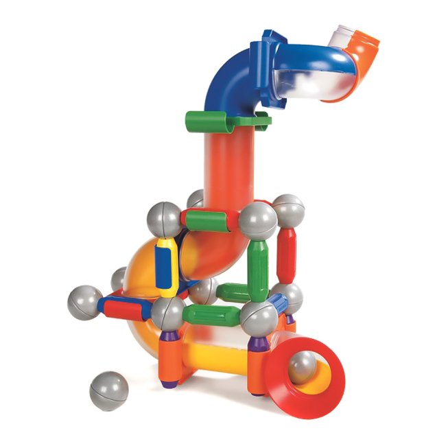 Магнитные конструкторы - Магнитный конструктор Smartmax Строй и играй (SMX 909)#3