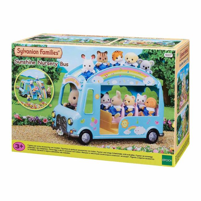 Фигурки животных - Игровой набор Sylvanian families Детский сад Солнечный автобус (5317)#3