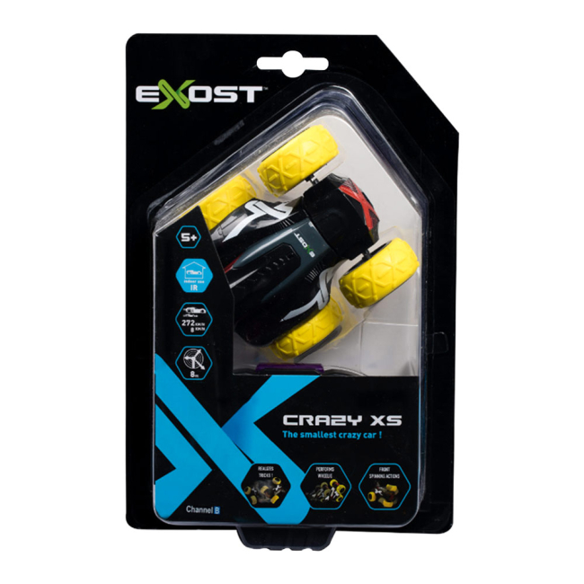 Радиоуправляемые модели - Машинка Exost Wild Crazy XS на инфракрасном управлении черная 1:34 (20202-1)#5