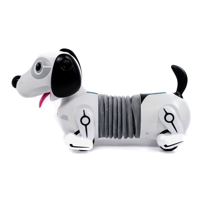 Фигурки животных - Интерактивная игрушка Ycoo N friends Собачка Дакел с мячиком (88570)#2