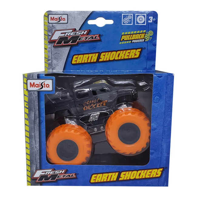 Автомодели - Машинка Maisto Earth shockers Шокер оранжевый инерционная серая 12,5 см (21144/21144-5)#2