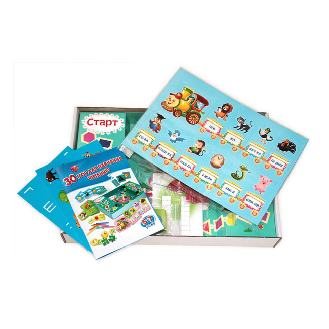 Настольные игры - Большой набор Ranok creative 30 игр для обучения чтению (12109098У) (12109098Y)#2