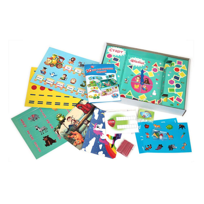 Настольные игры - Большой набор Ranok creative 30 игр для обучения чтению (12109098У) (12109098Y)#3