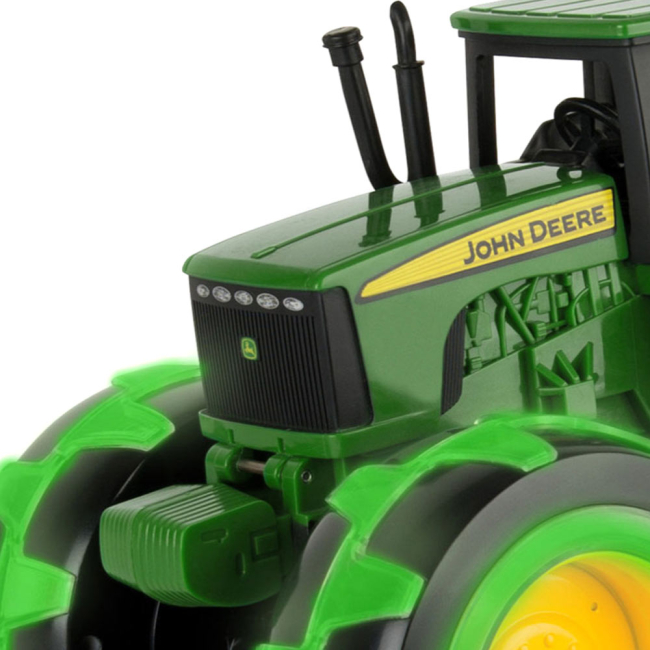 Транспорт и спецтехника - Машинка Tomy John Deere Monster treads Трактор со светящимися колесами (46434B)#2