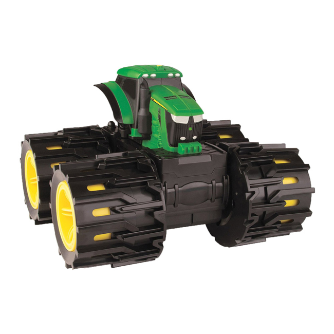 Транспорт и спецтехника - Машинка Tomy John Deere Monster treads Мини трактор с мега колесами (46711)#3