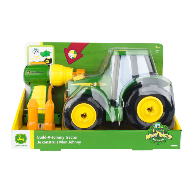 Машинки для малышей - Игровой набор Tomy John Deere Собери свой трактор (46655)#3
