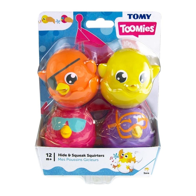 Іграшки для ванни - Ігровий набір Tomy Грайливі курчата (T72818C)#2