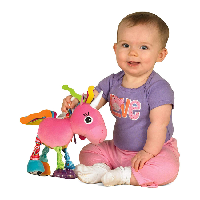 Підвіски, мобілі - Іграшка для розвитку Lamaze Єдиноріг Тіллі рожевий (LC27561)#5