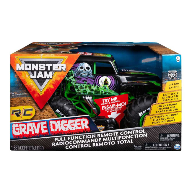 Радіокеровані моделі - Машинка Monster jam Grave Digger 1:10 на радіокеруванні (6044994)#4