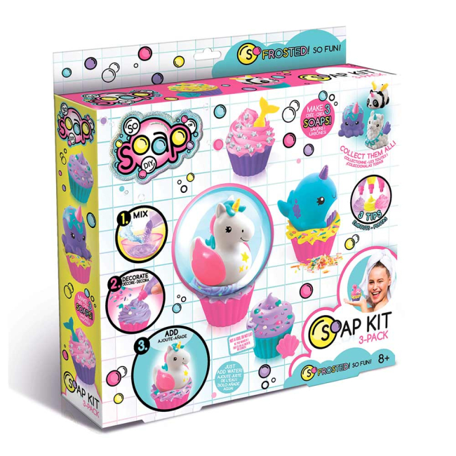 Антистресс игрушки - Игровой набор Canal toys So soap 3 в наборе (SOC002)#4