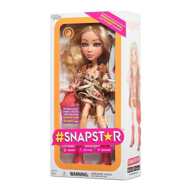 Куклы - Кукла Yulu Snapstar Аспен с аксессуарами 23 см (YL30002)#3