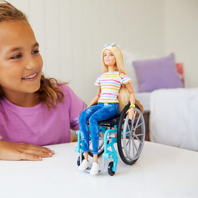 Куклы - Набор Barbie Fashionistas Барби в кресле-каталке (GGL22)#5