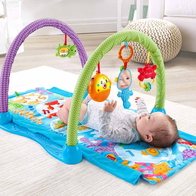 Развивающие коврики - Игровой центр Fisher-price Друзья из подводного мира 2 в 1 (DRD92)#5