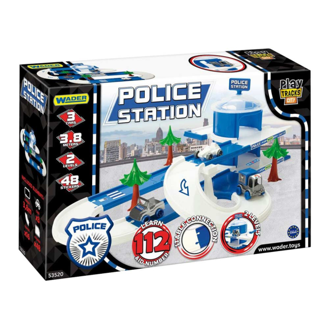 Автотреки - Трек Wader Play tracks city Отделение полиции (53520)#2