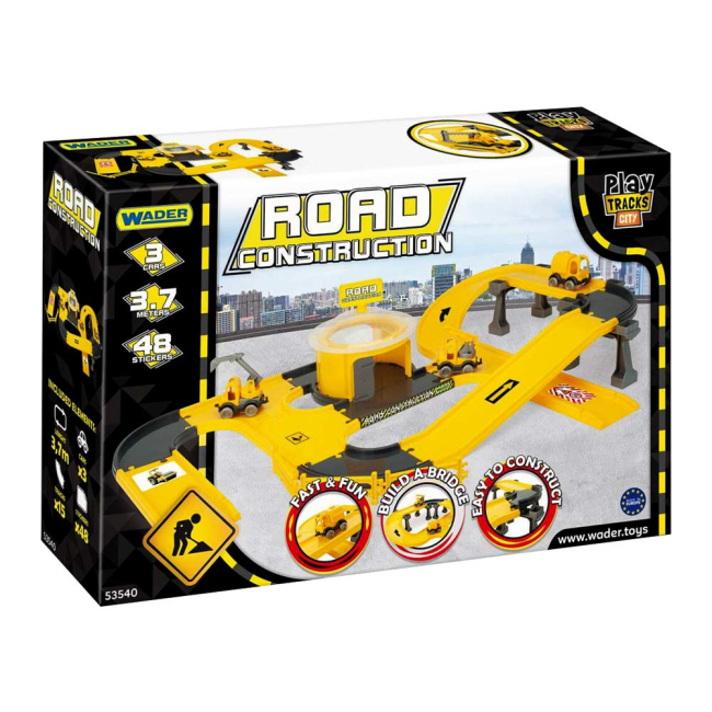 Автотреки - Трек Wader Play tracks city Строительная площадка (53540)#2