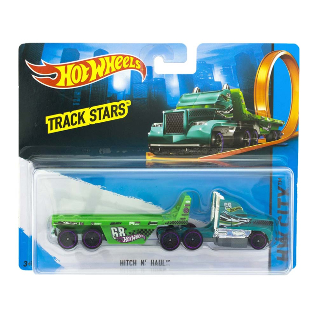 Автотреки - Вантажівка-трейлер Hot wheels Track stars Автотягач 1:64 (BFM60/BFM63)#2