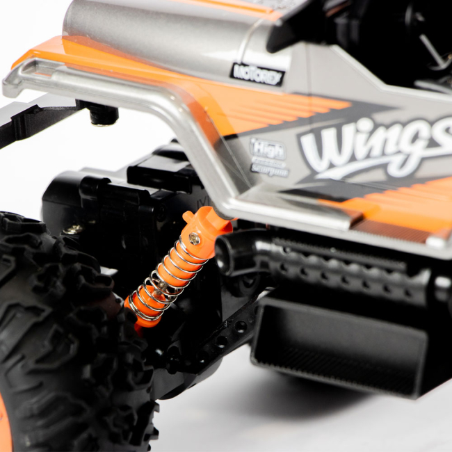 Радіокеровані моделі - Машинка JP383 Bigfoot Wings помаранчева 1:14 радіокерована (689-362-2)#5