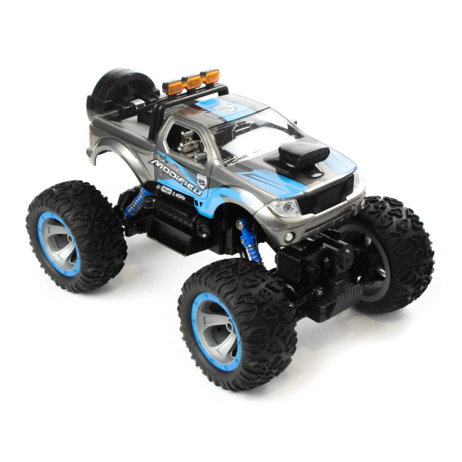Радиоуправляемые модели - Машинка JP383 Bigfoot Modified синяя 1:14 радиоуправляемая (689-363-1)#3