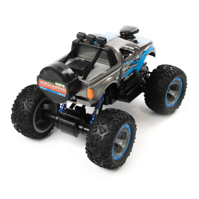 Радиоуправляемые модели - Машинка JP383 Bigfoot Modified синяя 1:14 радиоуправляемая (689-363-1)#4
