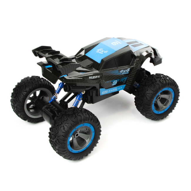 Радиоуправляемые модели - Машинка JP383 Bigfoot Beast синяя 1:14 радиоуправляемая (689-365-1)#4