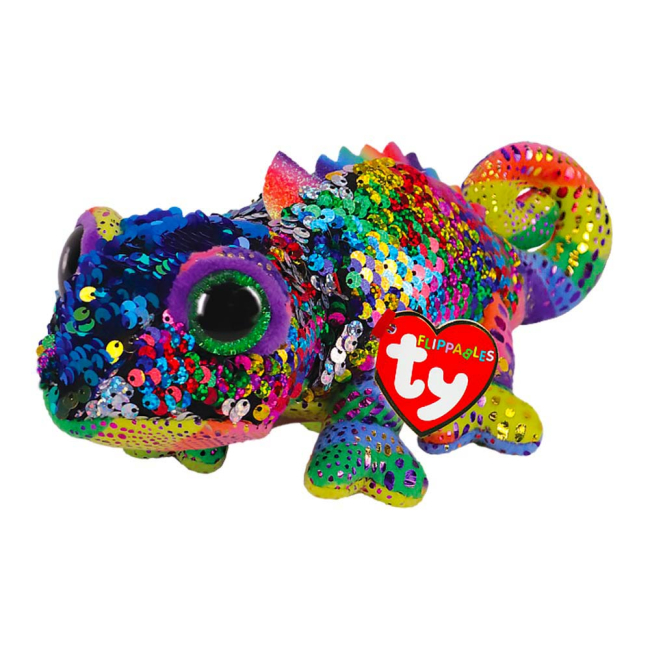 М'які тварини - М'яка іграшка TY Flippables Хамелеон Карма 15 см (36346)#2