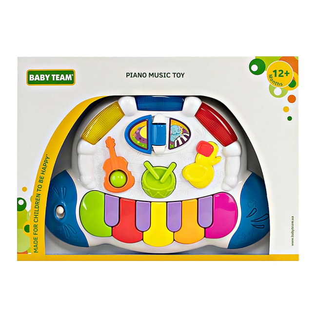 Розвивальні іграшки - Музична іграшка Baby team Піаніно зі світловим ефектом (8635)#2