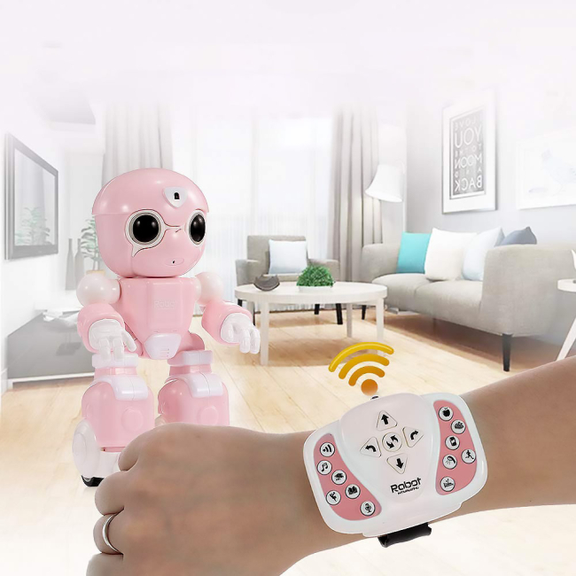 Роботы - Робот Crazon радиоуправляемый розовый (1802/1802-1)#5