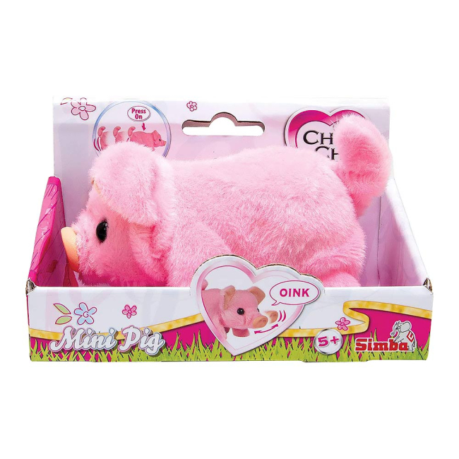 Мягкие животные - Интерактивная игрушка Chi chi love Свинка мини пиг 14 см (5893378)#4
