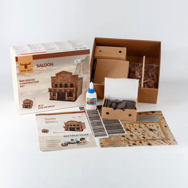 Конструктори з унікальними деталями - Конструктор Wise Elk Салун (70521)#4