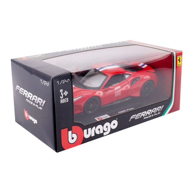 Автомодели - Автомодель Bburago Race and play Ferrari 488 pista 1:24 (18-26026)#4