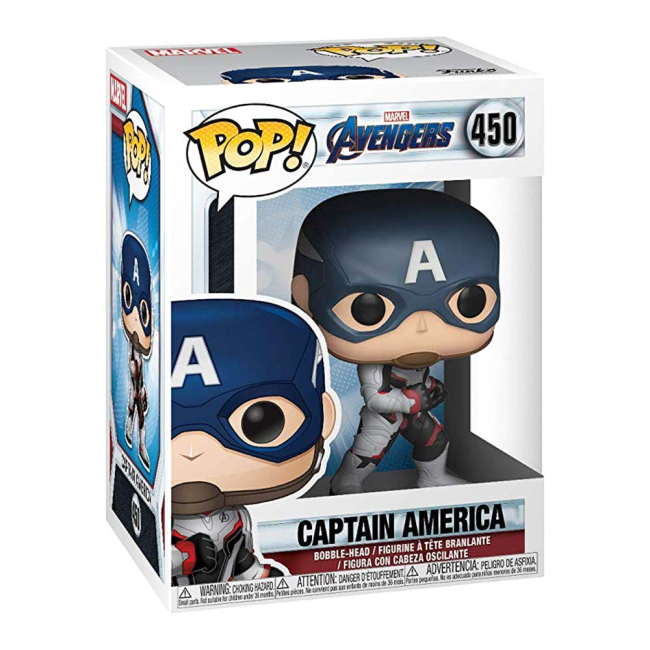 Фігурки персонажів - Фігурка Funko Pop Avengers Капітан Америка у білому костюмі (36661)#2