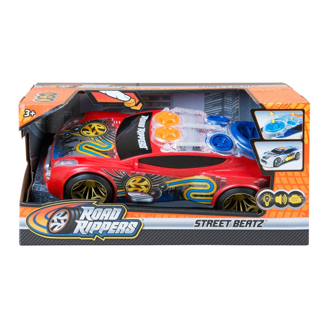 Автомодели - Автомодель Road Rippers Уличный гонщик красная с эффектами (20041)#5