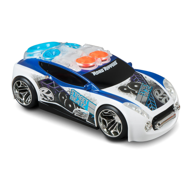 Автомоделі - Автомодель Road rippers Вуличний гонщик біла із ефектами (20042)#2