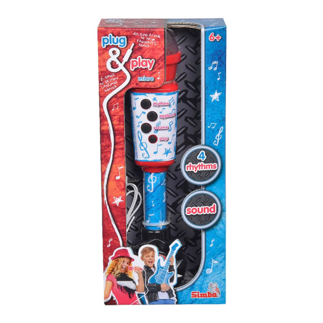 Музичні інструменти - Дитячий мікрофон Simba Plug and play із ефектами (6834433)#2