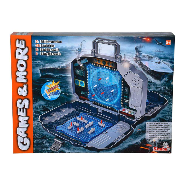 Настільні ігри - Настільна гра Simba Морський бій із ефектами (6104435)#3