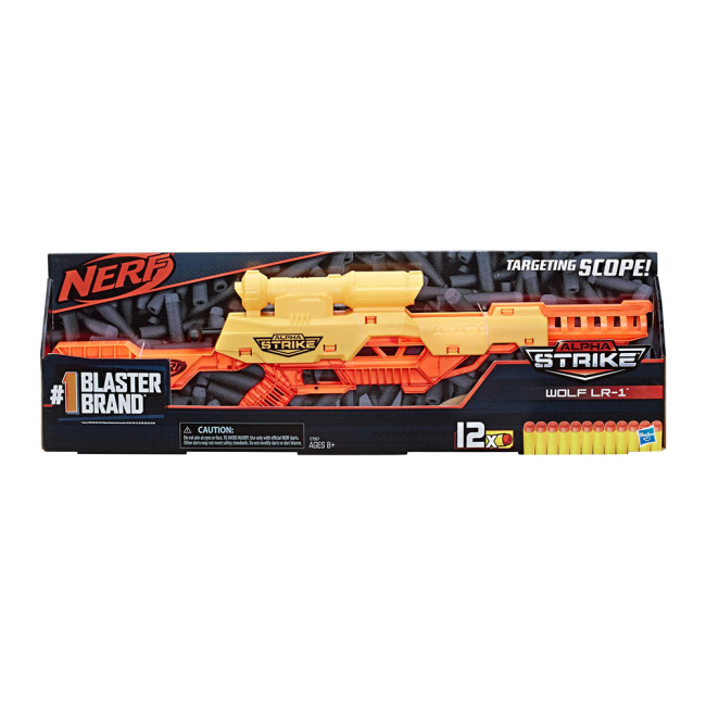 Помповое оружие - Бластер игрушечный Nerf Alpha strike Волк LR-1 (E7567)#2