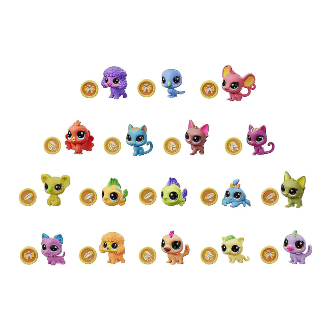 Фигурки персонажей - Набор Littlest pet shop Счастливые питомцы сюрприз (E7894)#3