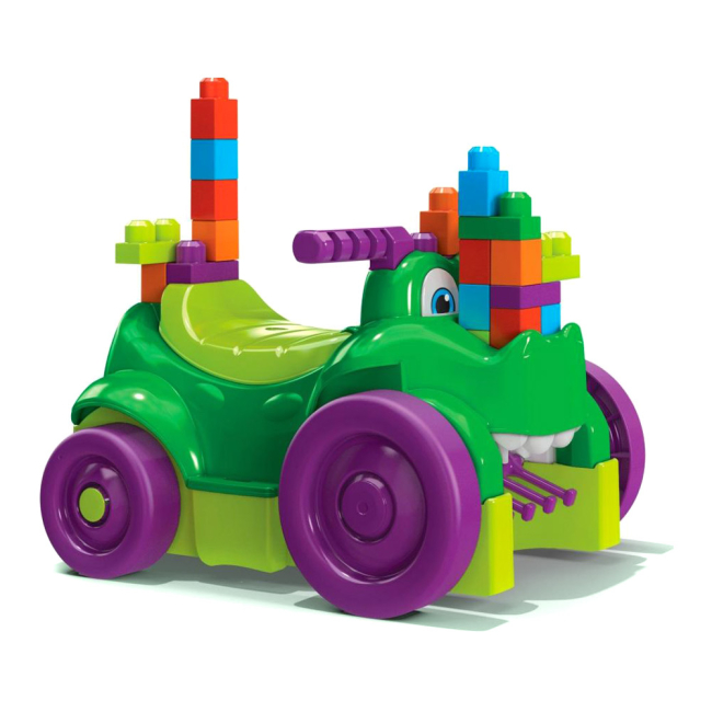 Толокари - Толокар Mega Bloks First builders Крокодил 3 в 1 (GFG22)#3