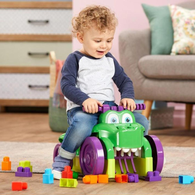 Толокари - Толокар Mega Bloks First builders Крокодил 3 в 1 (GFG22)#5