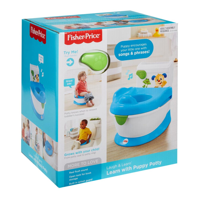 Товары по уходу - Горшок Fisher Price Laugh and learn Учись вместе с щенком (FPC42)#4