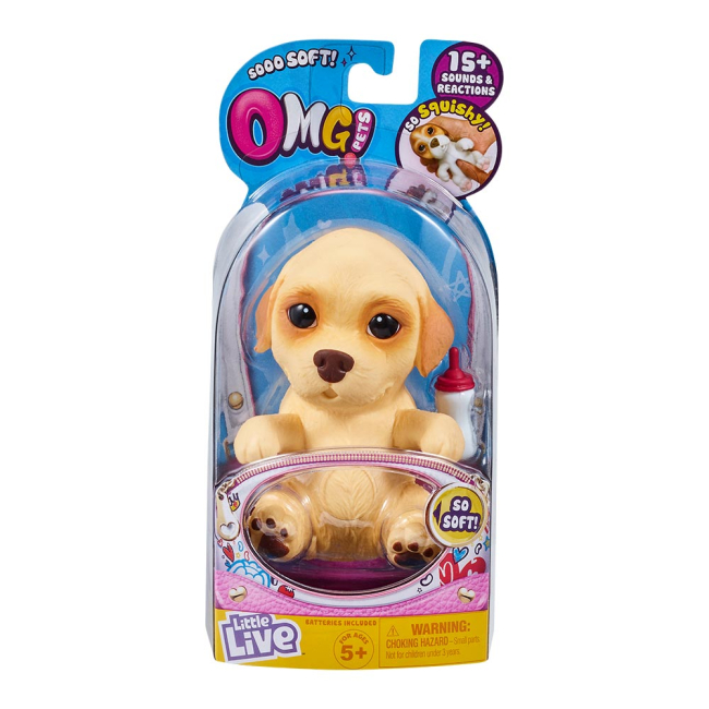 Фігурки тварин - Інтерактивна іграшка Little live pets Soft hearts Цуценя лабрадора (28920)#4