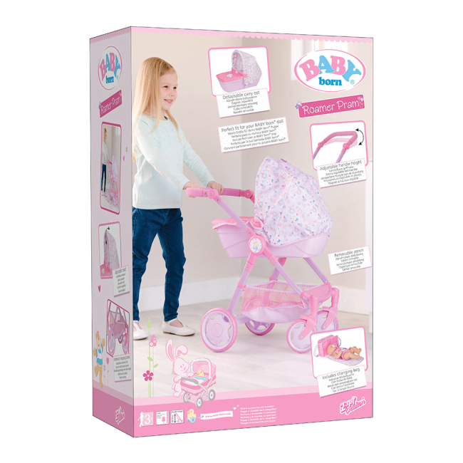 Транспорт і улюбленці - Коляска для ляльки Zapf creation Baby born Променад (1423577.TY)#4