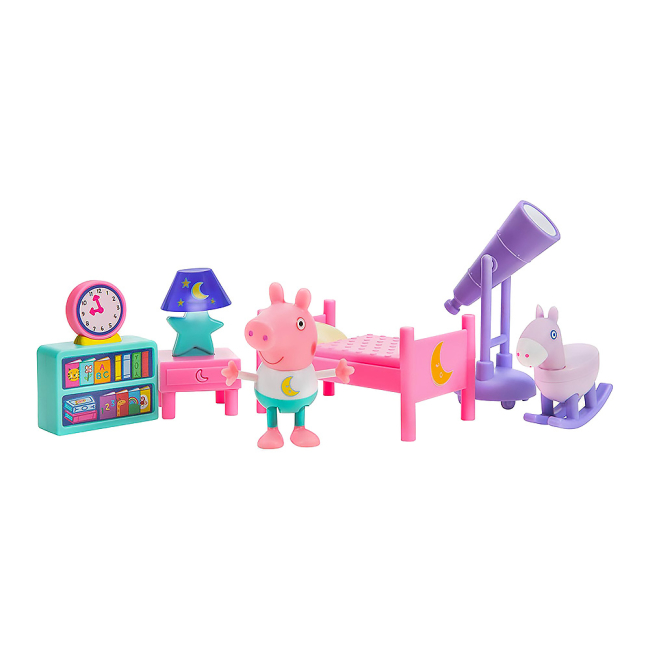 Фигурки персонажей - Игровой набор Peppa Pig Спальня со световым эффектом (PEP0560)#2